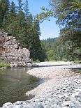 Wide-ranging opportunity for small-scale surface mining - running year-round river bar and bench operations - further exploration of property's lode veins.