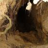 Looking down into a tunnel at the Wilson Mine.